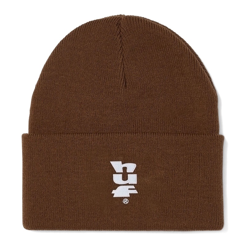 HUF Set Megablast Cuff Beanie – Brown