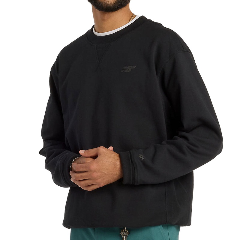 New Balance Numeric French Terry Sweatshirt – Black