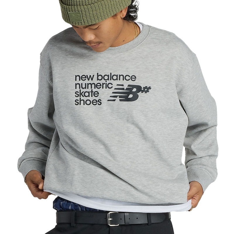 New Balance Numeric Logo Sweatshirt – Athletic Grey