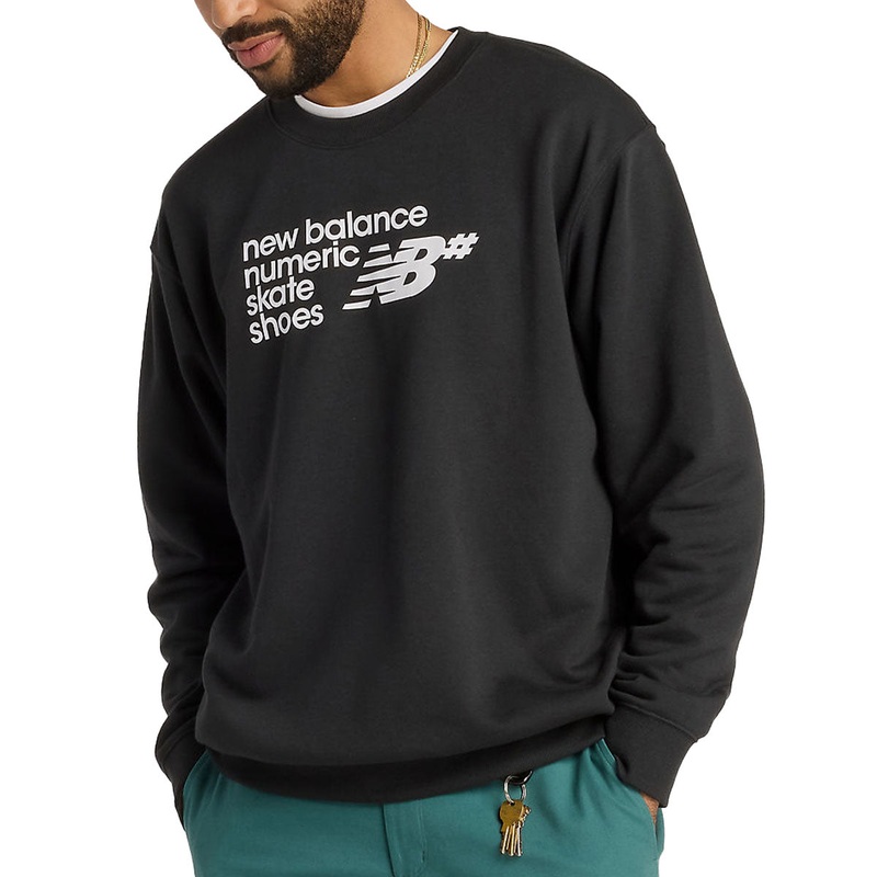 New Balance Numeric Logo Sweatshirt – Black