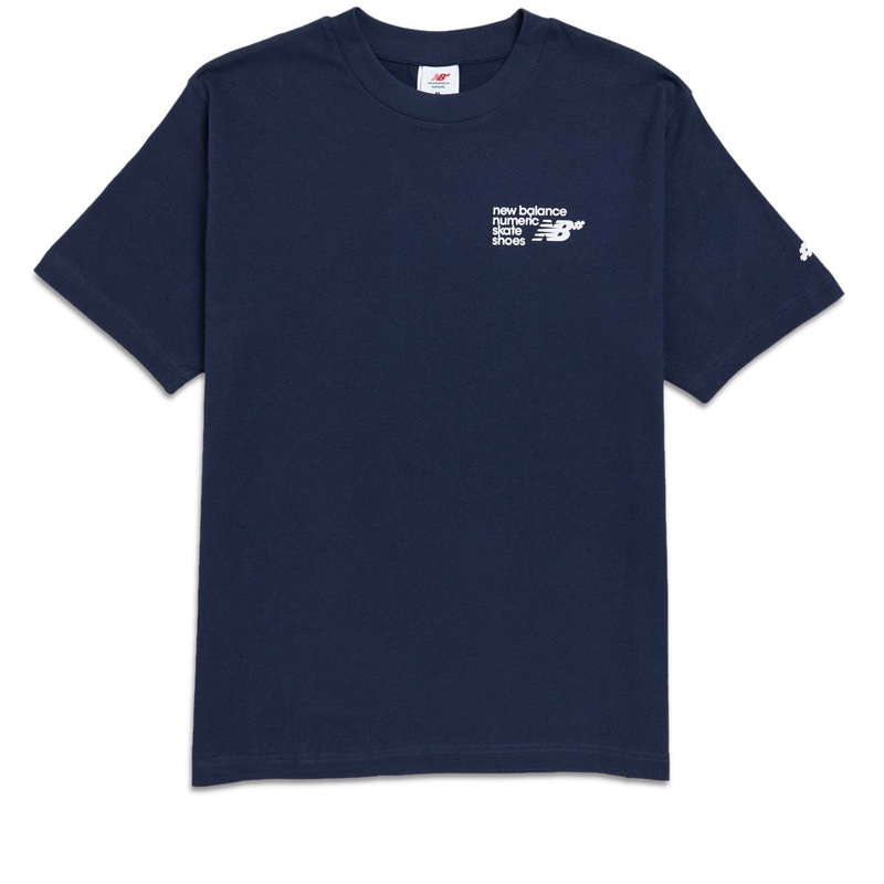 New Balance Numeric Small Logo T-Shirt – Navy