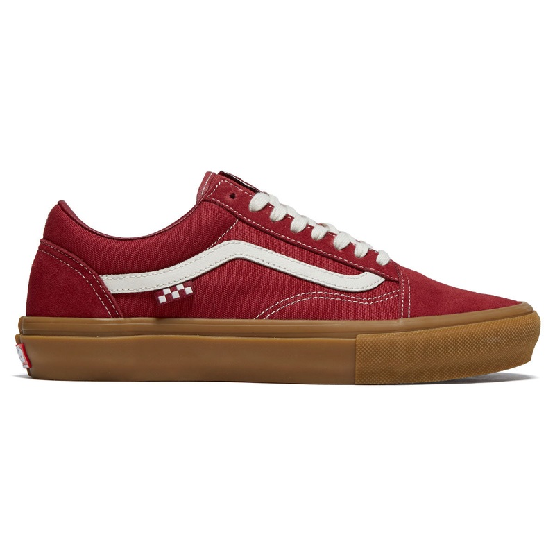 Vans Skate Old Skool Shoes – Red/Gum