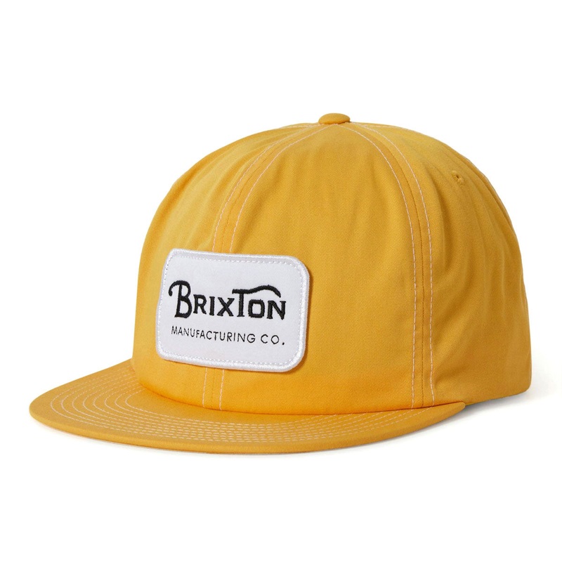 Brixton Grade Hp Snapback Hat – Yellow
