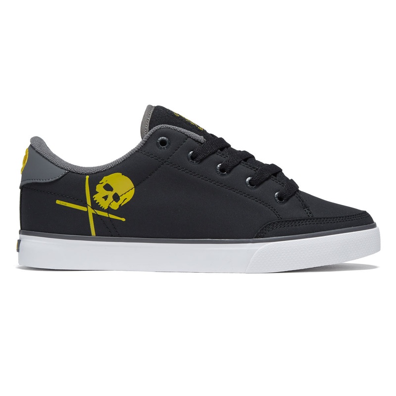 C1rca Buckler SK Shoes – Caviar/Asphalt/Lemon/Red