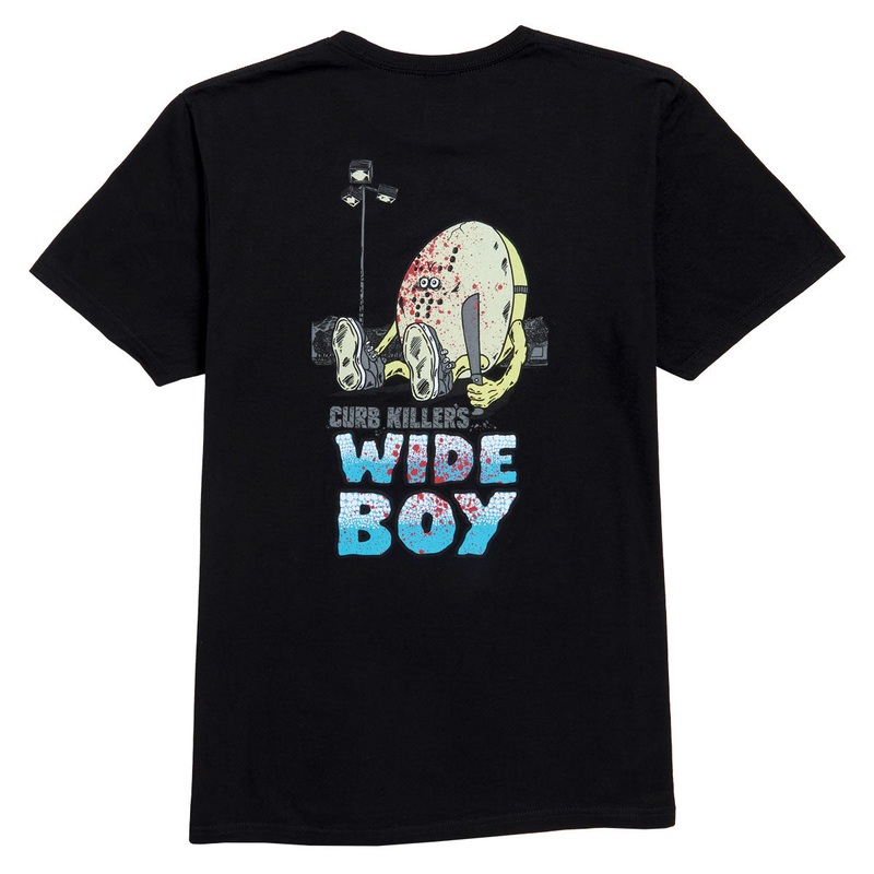 Heroin Curb Killer Wide Boy T-Shirt – Black