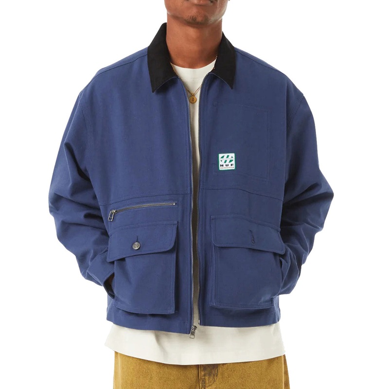 HUF Chilton Chore Jacket – Navy
