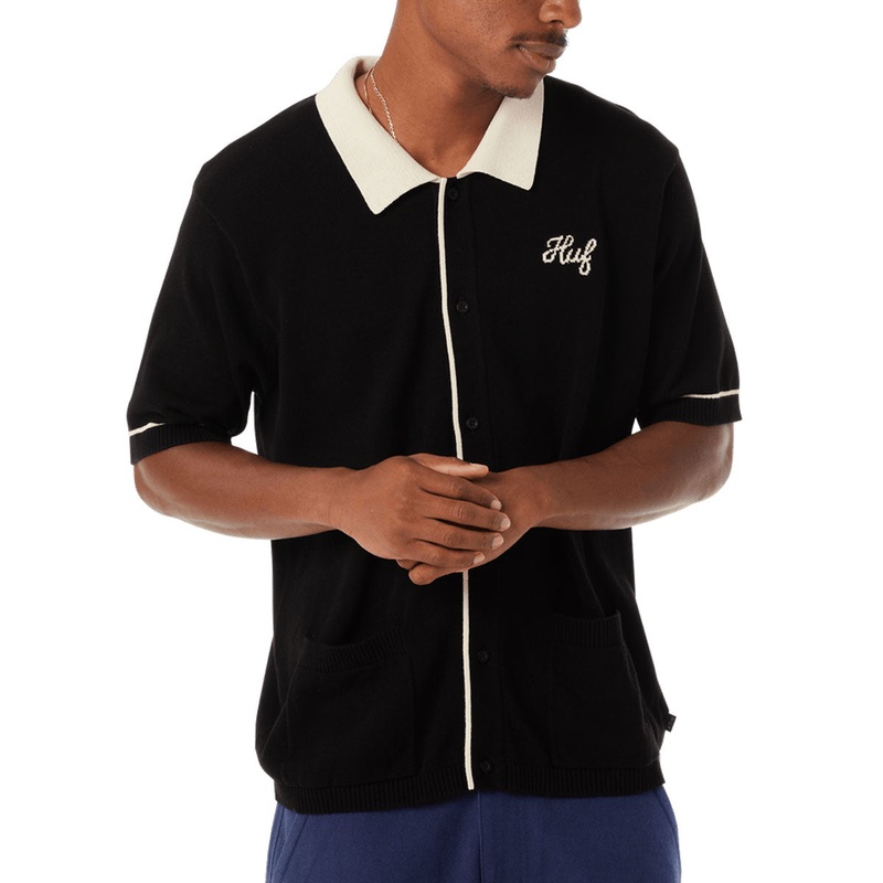 HUF Icarus Knit Top Shirt – Black