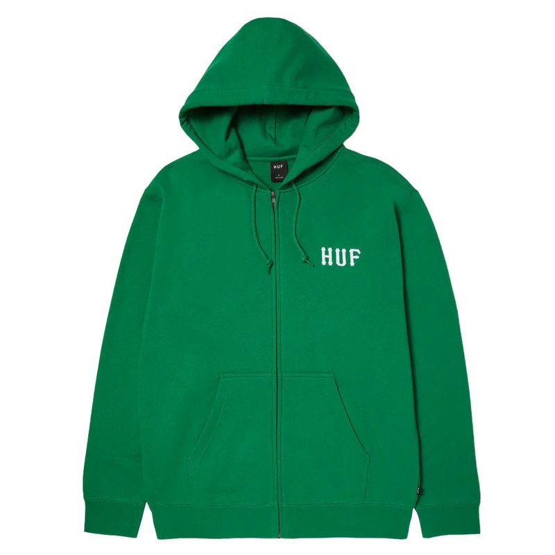 HUF Set Classic Logo Full Zip Hoodie – Clover