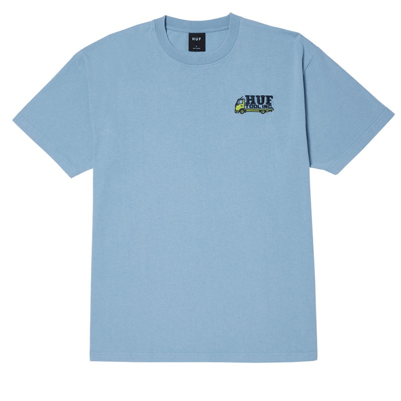 HUF Tool Inc Washed T-Shirt – Ice Blue