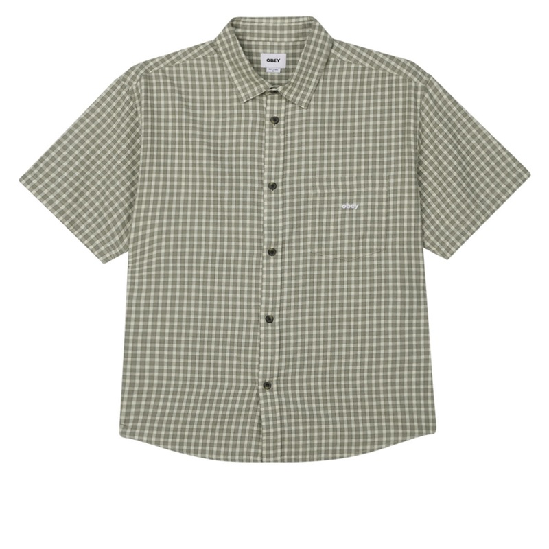 Obey Bigwig Proof Woven Shirt – Birch Multi
