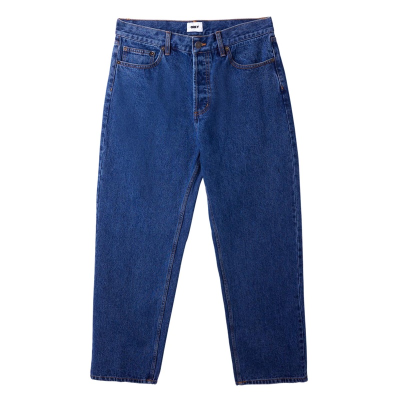 Obey Hardwork Denim Jeans – Stonewash Indigo