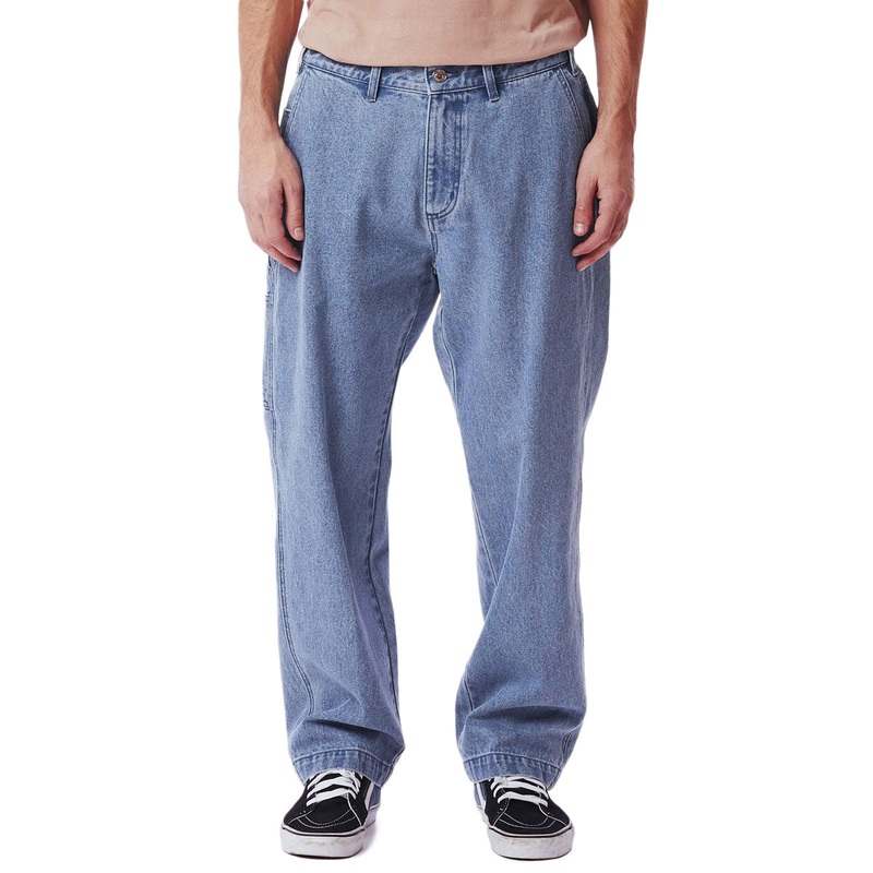 Obey Organic Hardwork Carpenter Jeans – Light Indigo