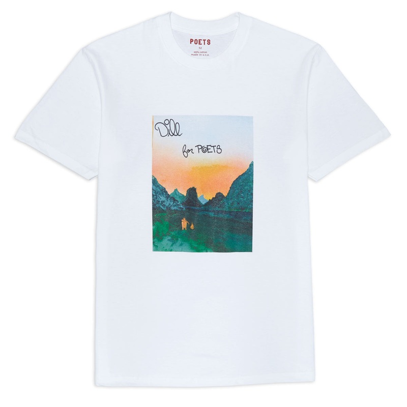 Poets Dill For Poets Dtg T-Shirt – White