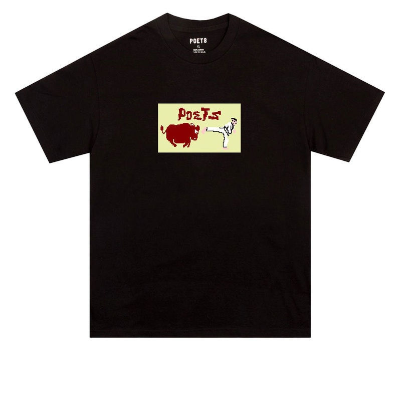 Poets Karate Champ Dtg T-Shirt – Black