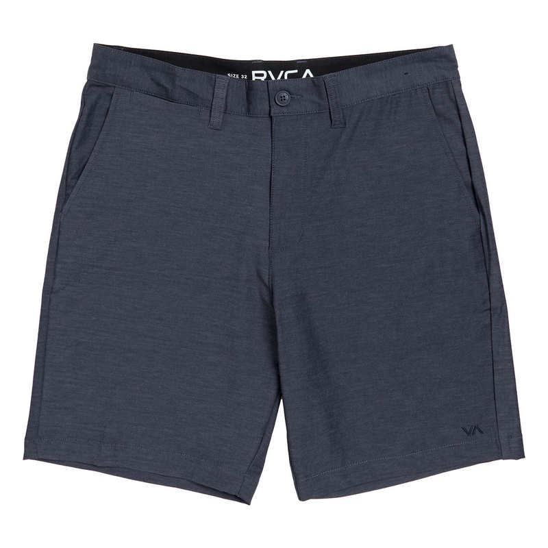 RVCA Back In Hybrid Shorts – Denim Heather