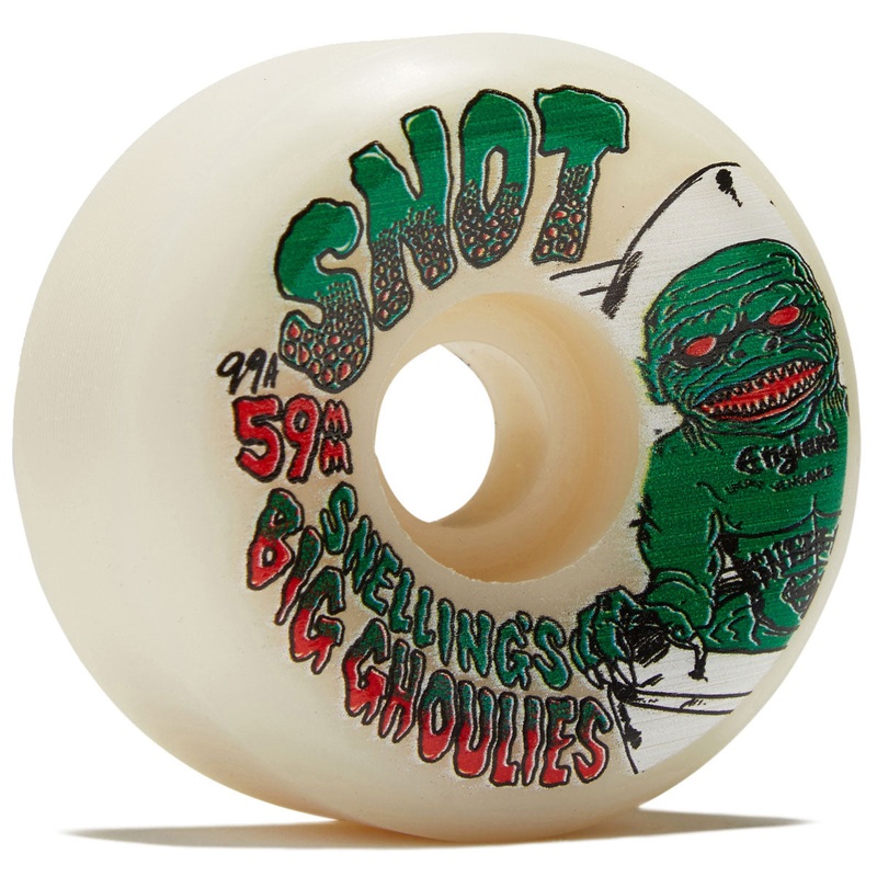 Snot Snelling Big Ghoulies 99a Skateboard Wheels – Glow In The Dark – 59mm