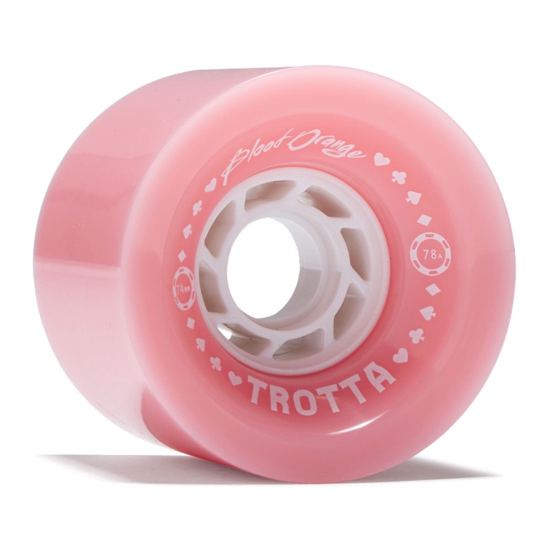 Blood Orange Cole Trotta Series 78a Longboard Wheels – Peach – 74mm