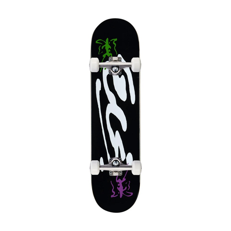 CCS Ink Blot Logo Mini Skateboard Complete – Black – 7.25