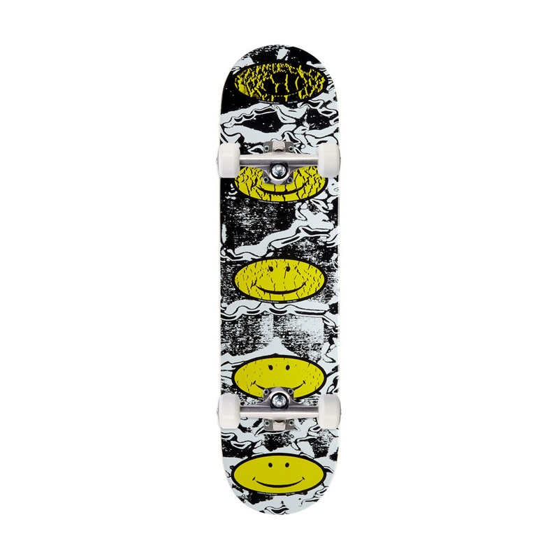 CCS Smile Decay Mini Skateboard Complete – Black – 7.25