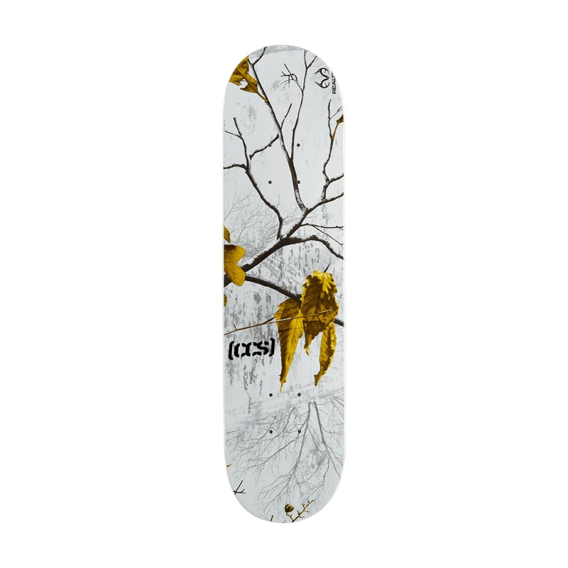 CCS x Realtree Logo Mini Skateboard Deck – Snow