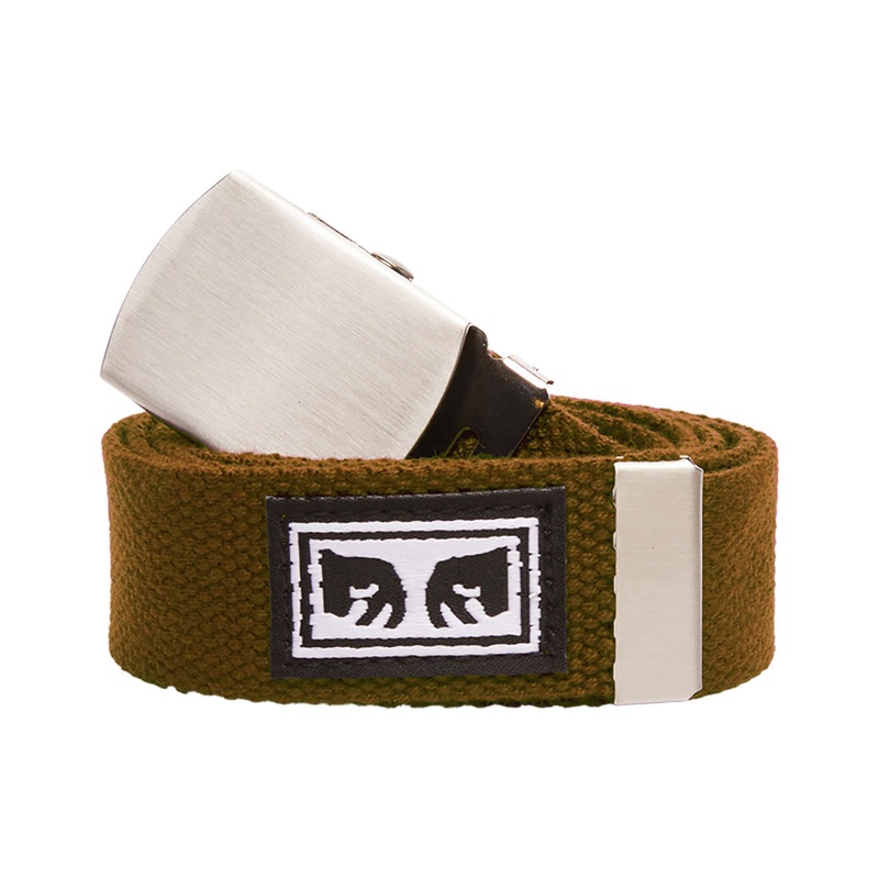 Obey Big Boy Web Belt – Brown Sugar