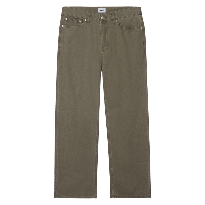 Obey Hardwork Denim Jeans – Tea Leaf Faded Wash