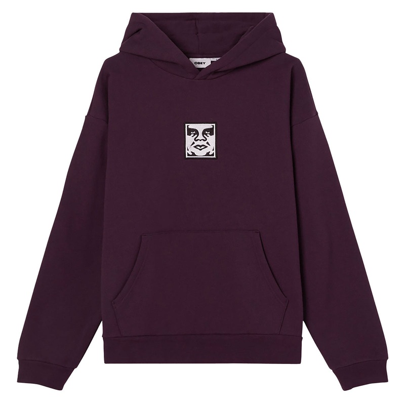 Obey Icon Extra Heavy II Hoodie – Plum Perfect