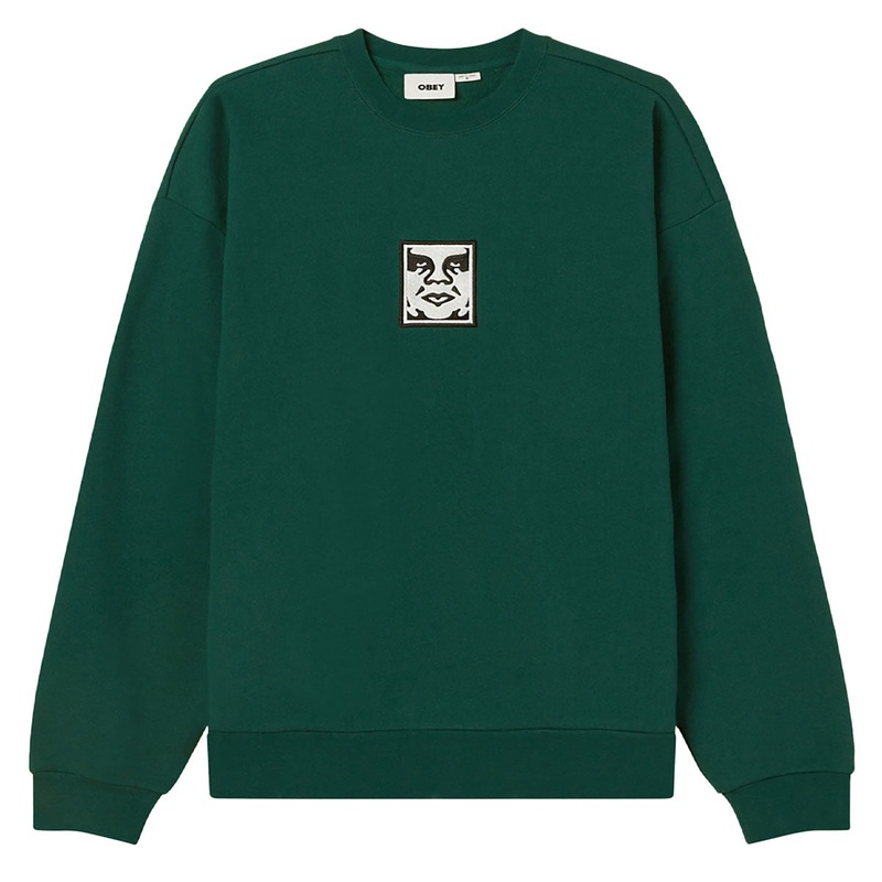 Obey Icon Extra Heavy II Sweatshirt – Rain Forest