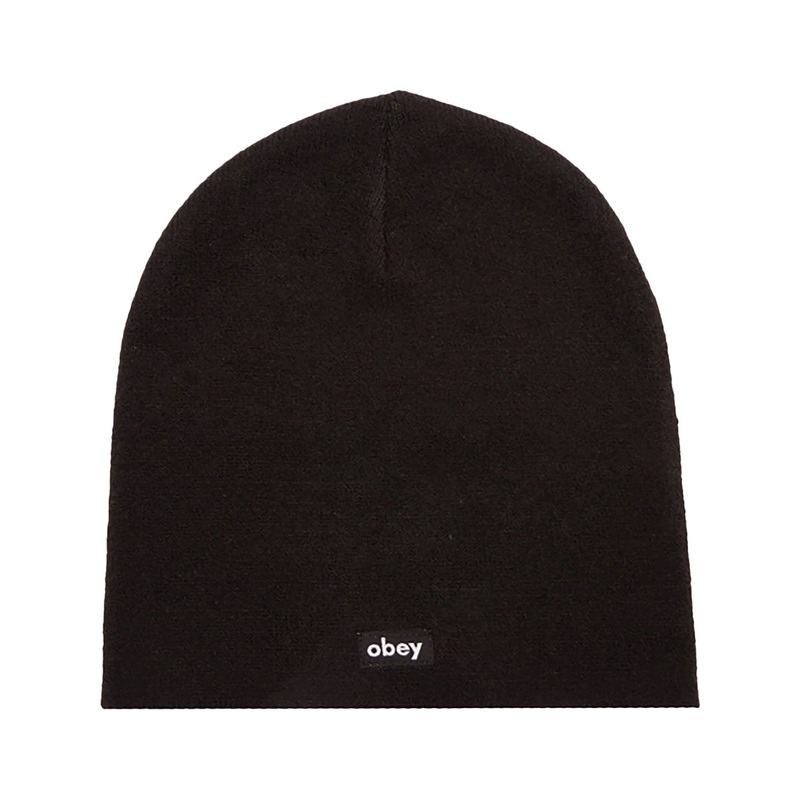 Obey Label Beanie – Black