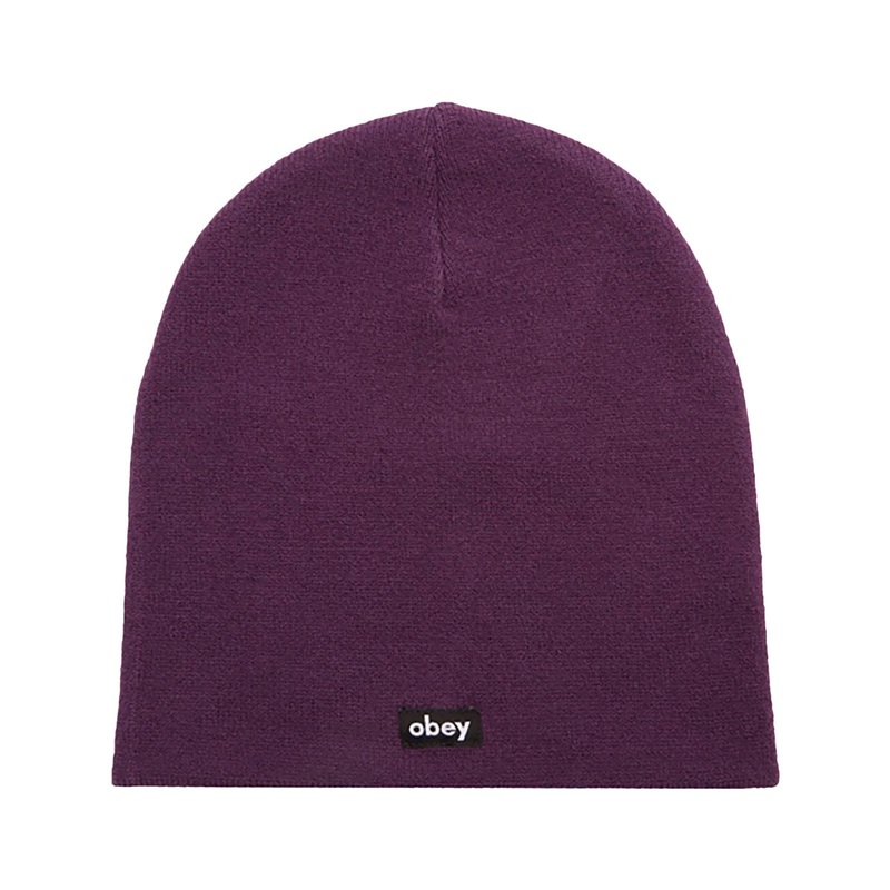 Obey Label Beanie – Imperial Purple