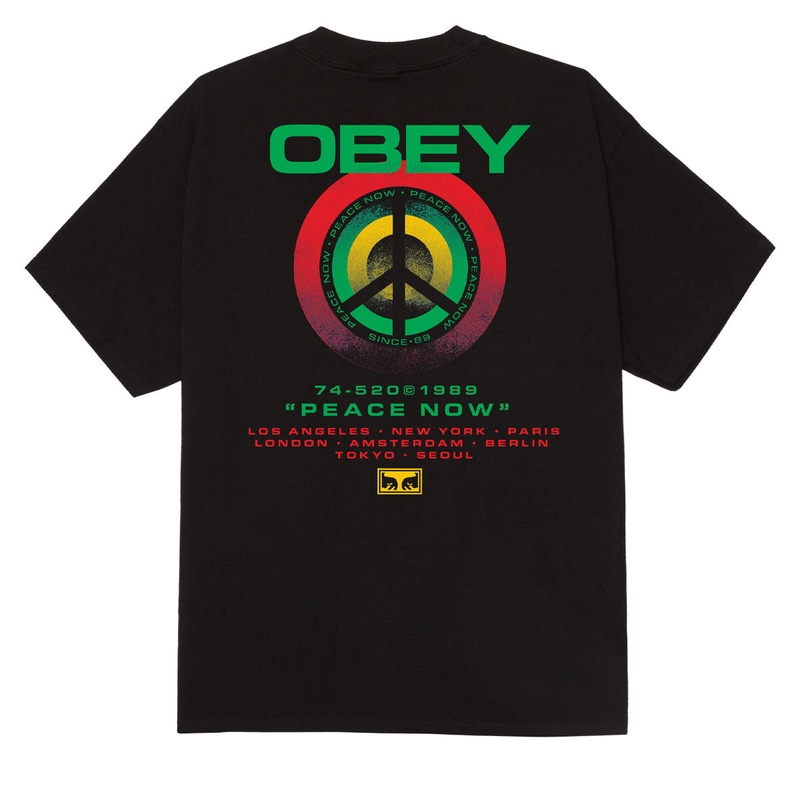 Obey Peace Target T-Shirt – Black