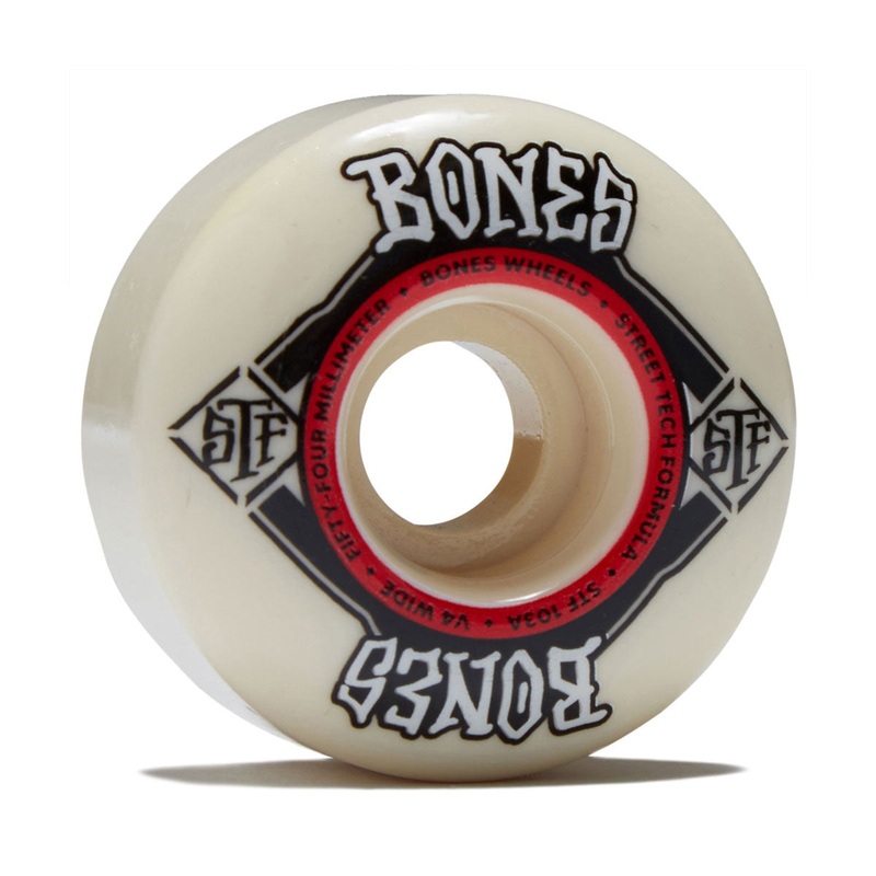 Bones STF Wides 103a V4 Wide Skateboard Wheels – 54mm