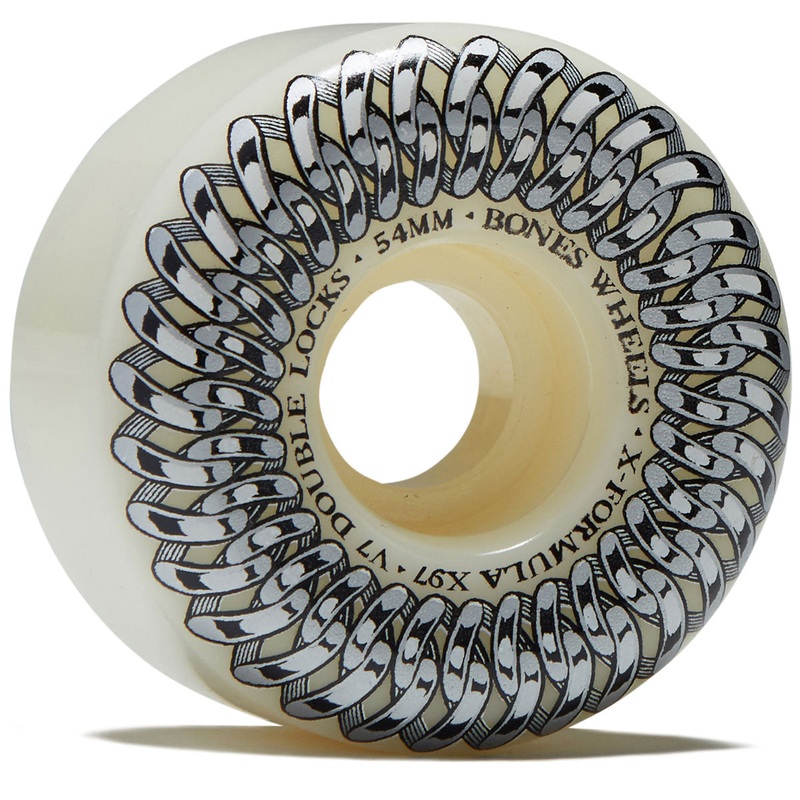 Bones X Formula Double Lock 97a V7 Skateboard Wheels – 54mm