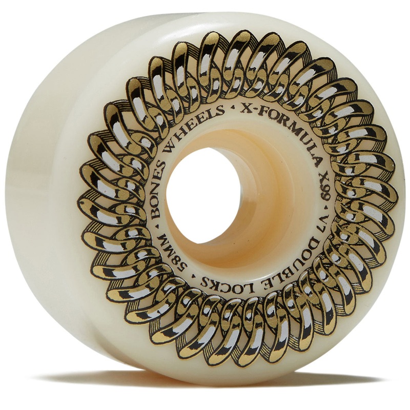 Bones X Formula Double Lock 99a V7 Skateboard Wheels – 58mm
