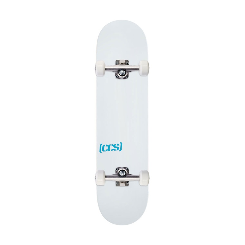 CCS Logo Mini Skateboard Complete – White – 7.00