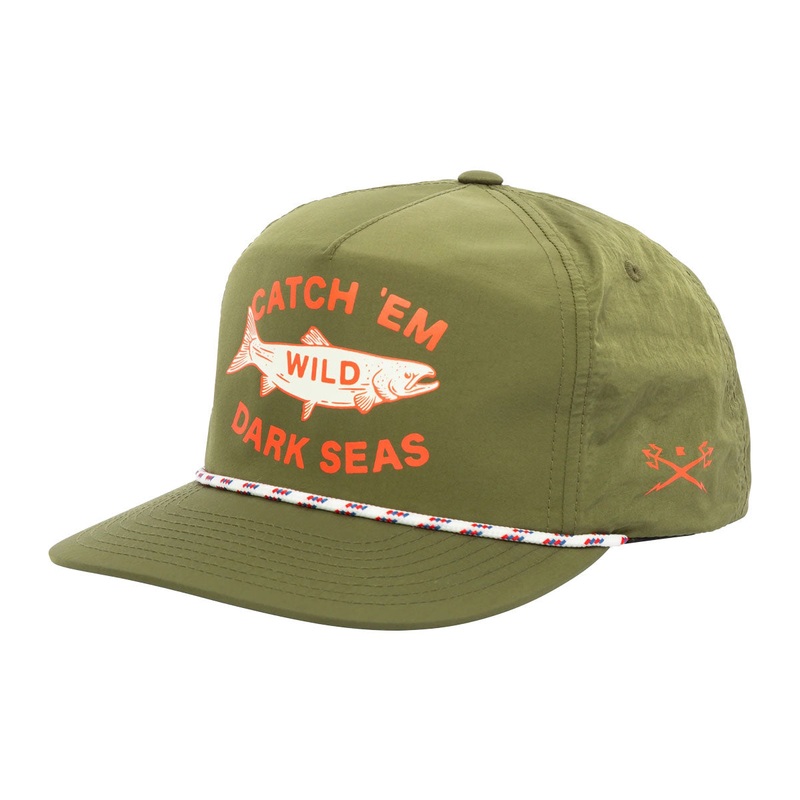 Dark Seas Hargus Hat – Olive