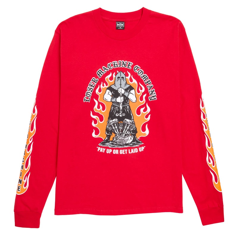Loser Machine Executioner Long Sleeve T-Shirt – Red