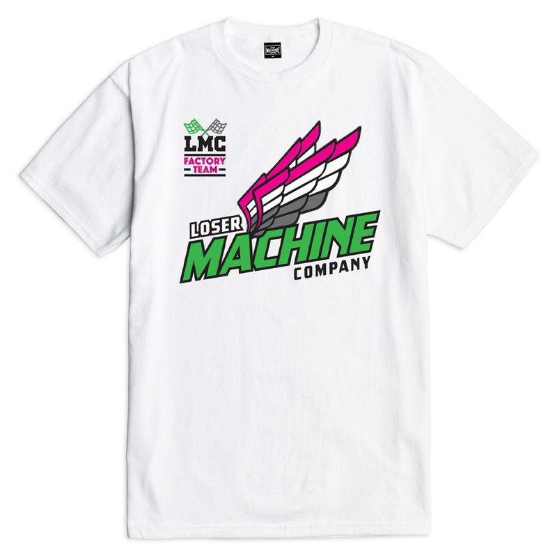 Loser Machine Four Stroke T-Shirt – White