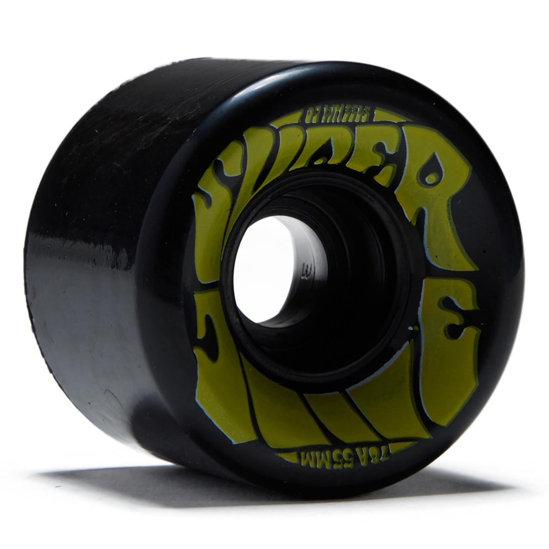 OJ Mini Super Juice 78a Skateboard Wheels – Black/Yellow – 55mm