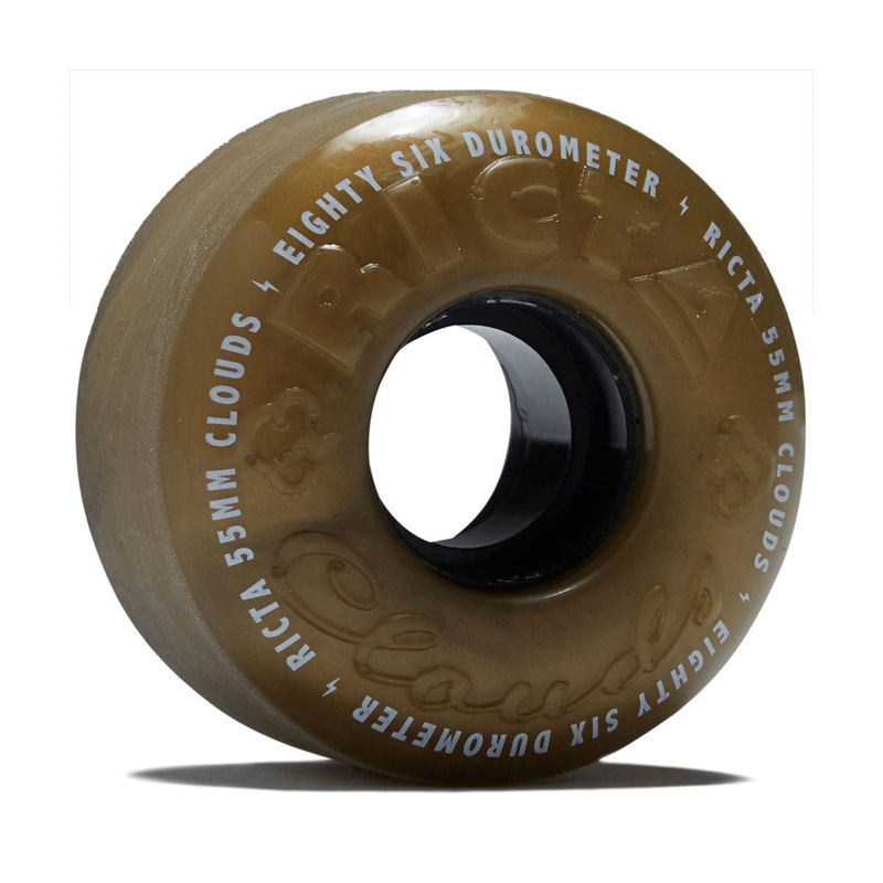 Ricta Clouds 86a Skateboard Wheels – Metallic Gold – 55mm