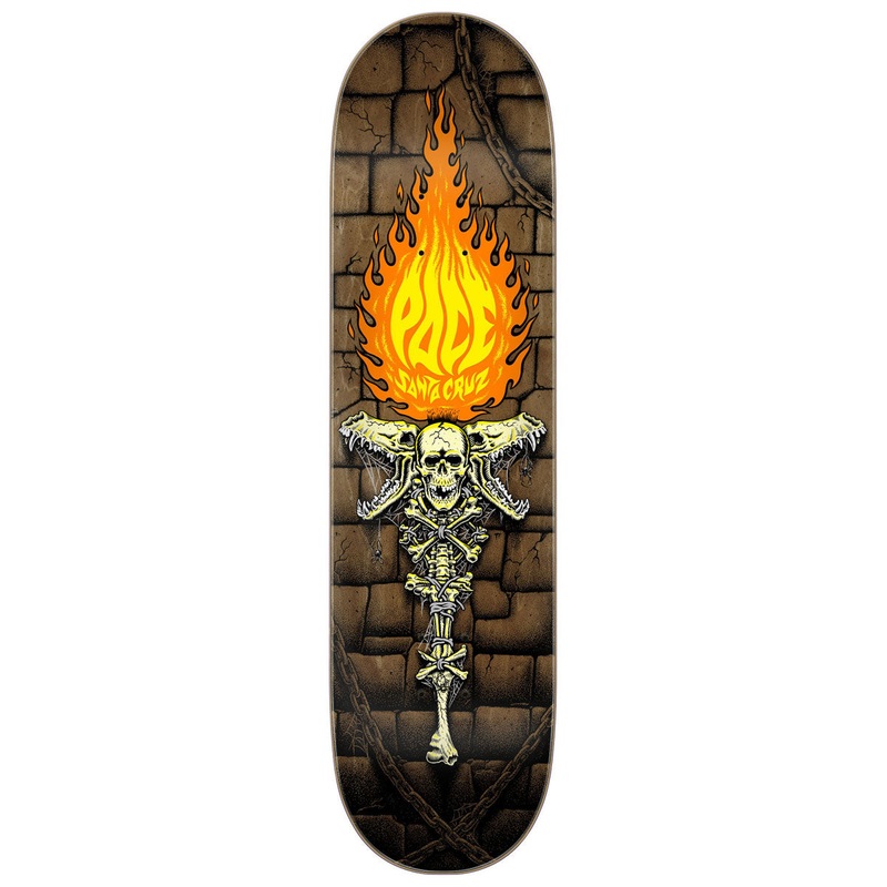 Santa Cruz Pace Torch Skateboard Deck – 8.25