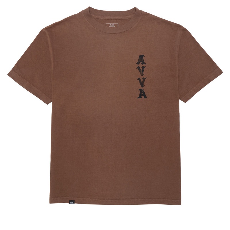 AVVA Vertical Bounds T-Shirt – Chestnut Brown