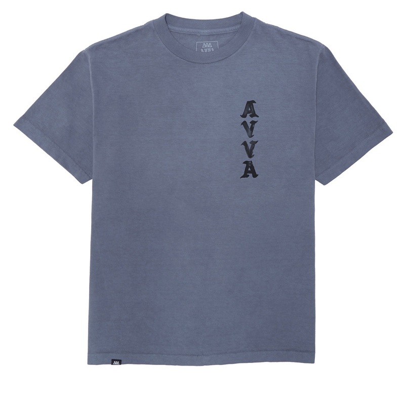AVVA Vertical Bounds T-Shirt – Faded Indigo