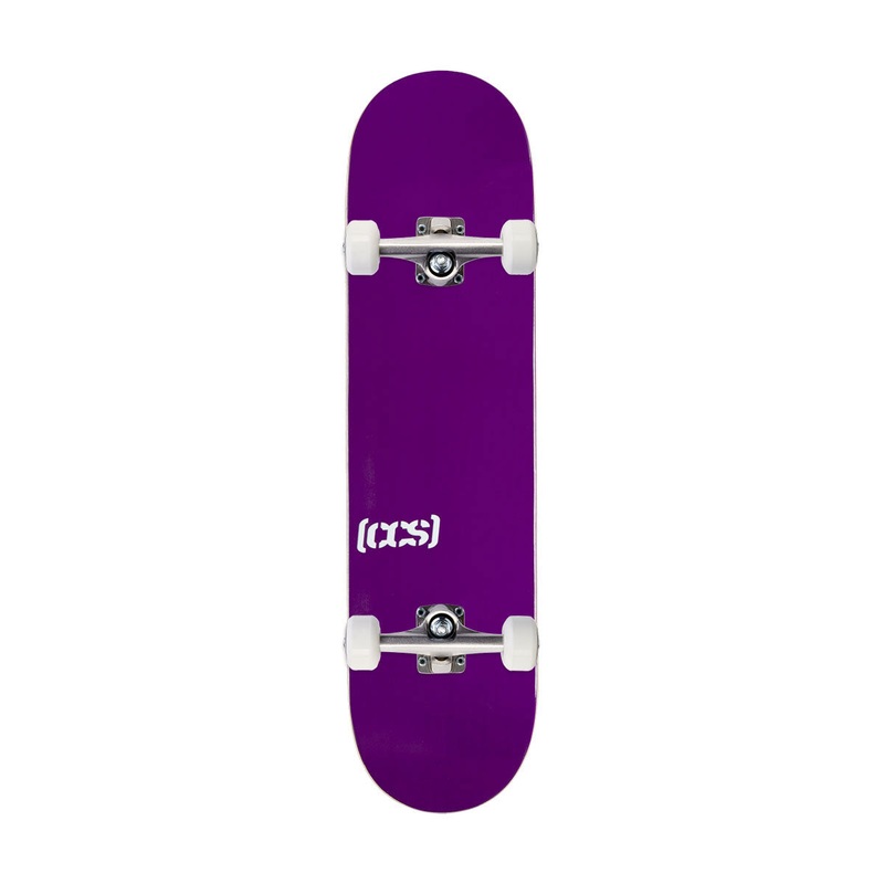 CCS Logo Mini Skateboard Complete – Purple – 7.25