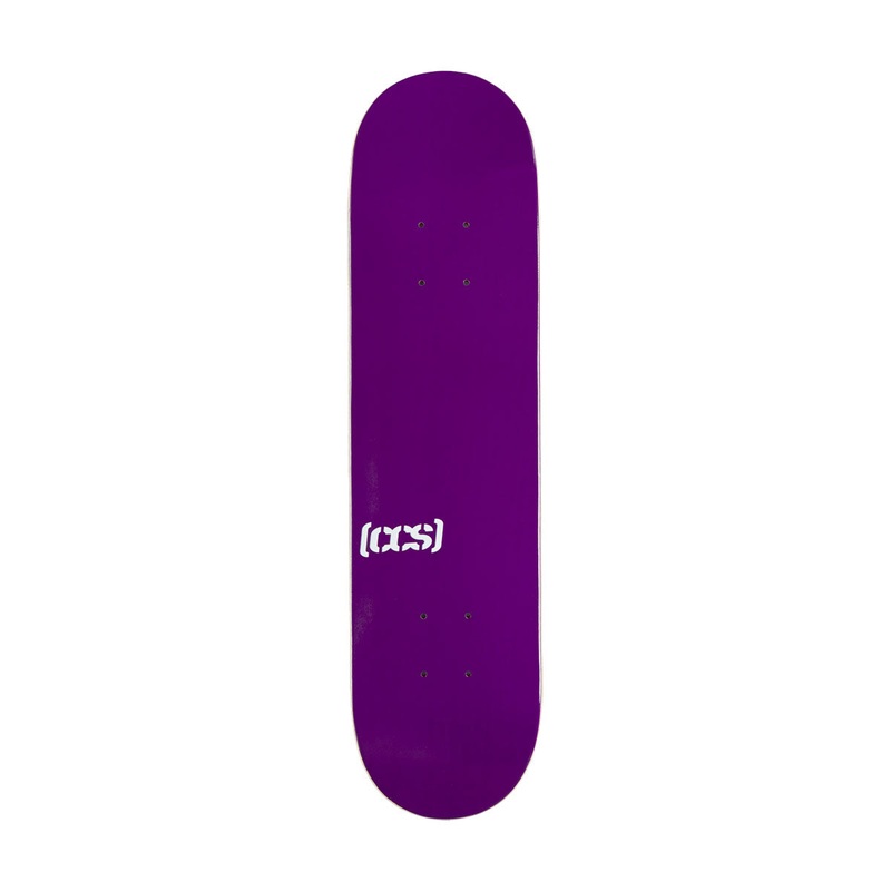 CCS Logo Mini Skateboard Deck – Purple