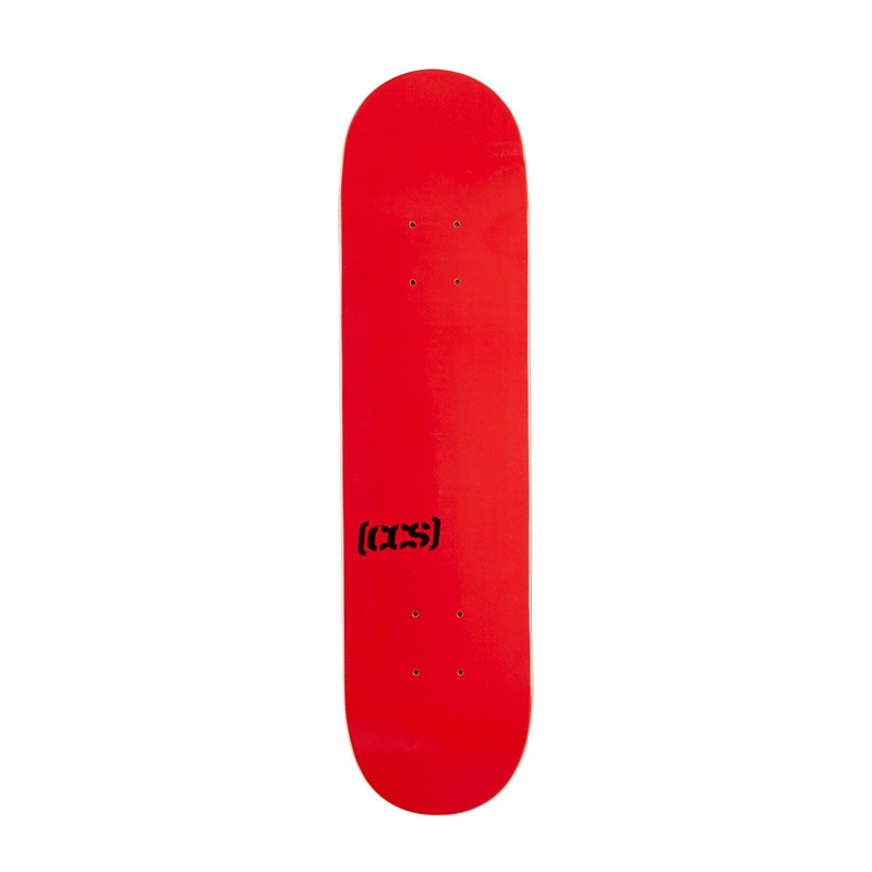 CCS Logo Mini Skateboard Deck – Red