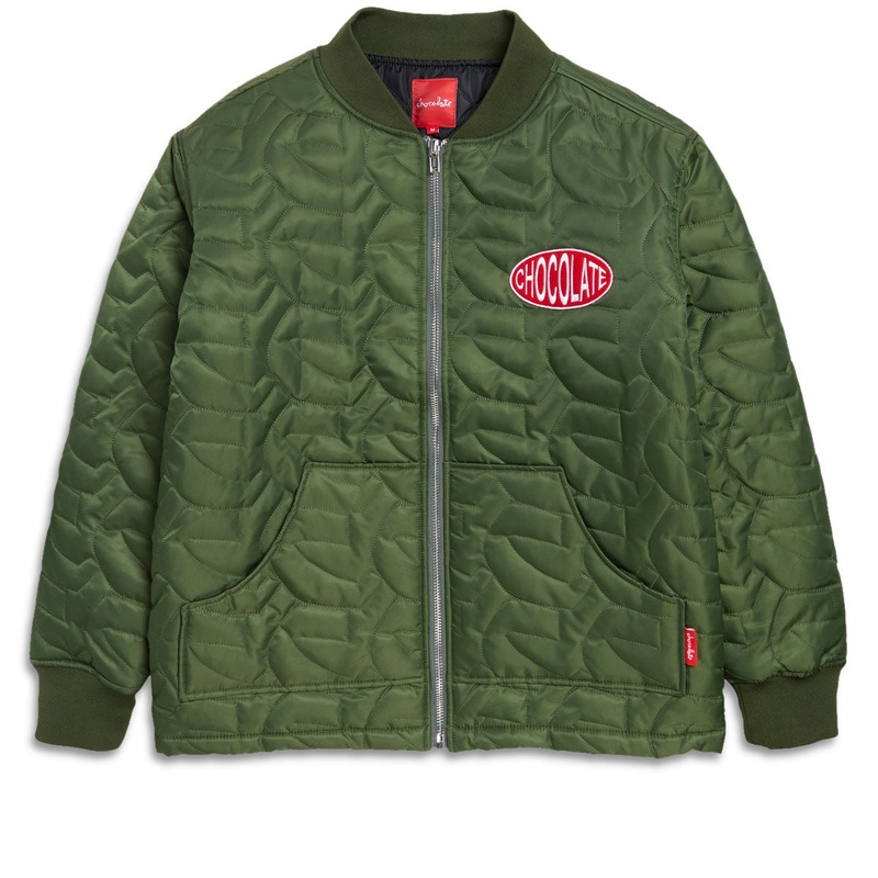 Chocolate Chunk C Quilted Liner Jacket – Olive