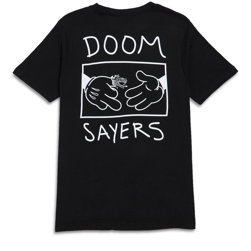 Doom Sayers Cartoon Bird T-Shirt – Black