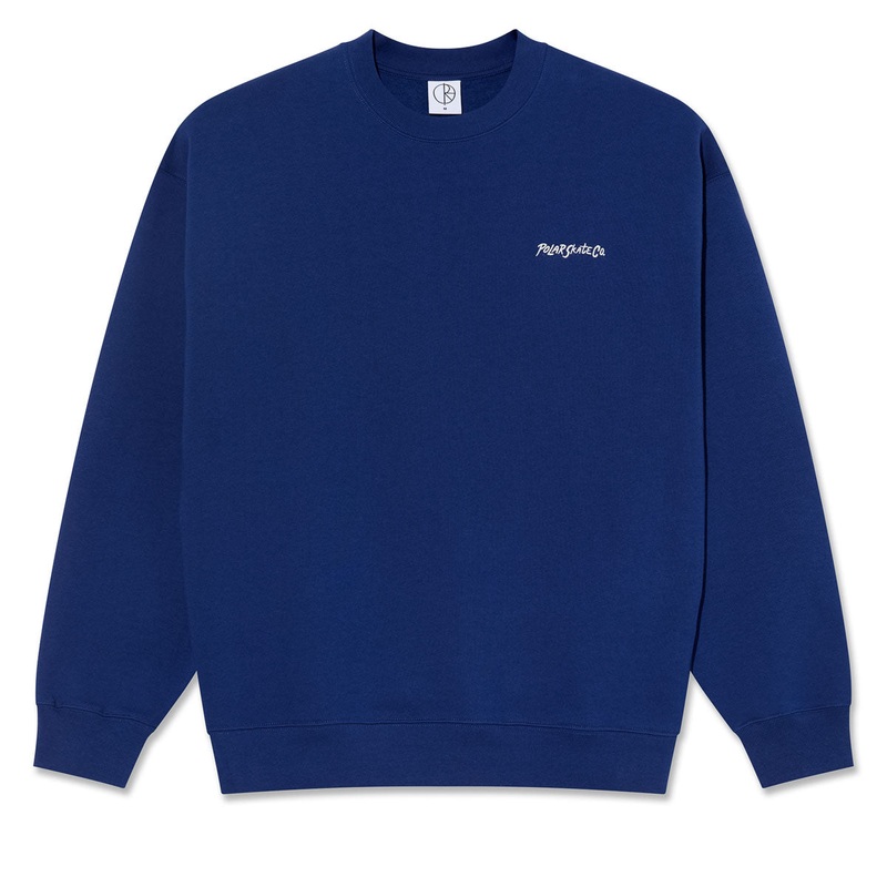 Polar Dave Crewneck Sweatshirt – Deep Royal Blue
