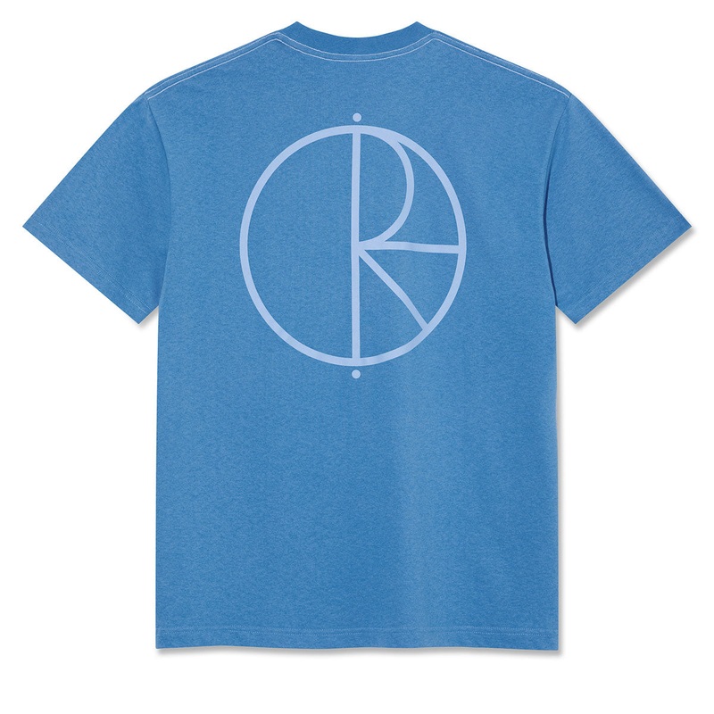 Polar Stroke Logo Contrast T-Shirt – French Blue